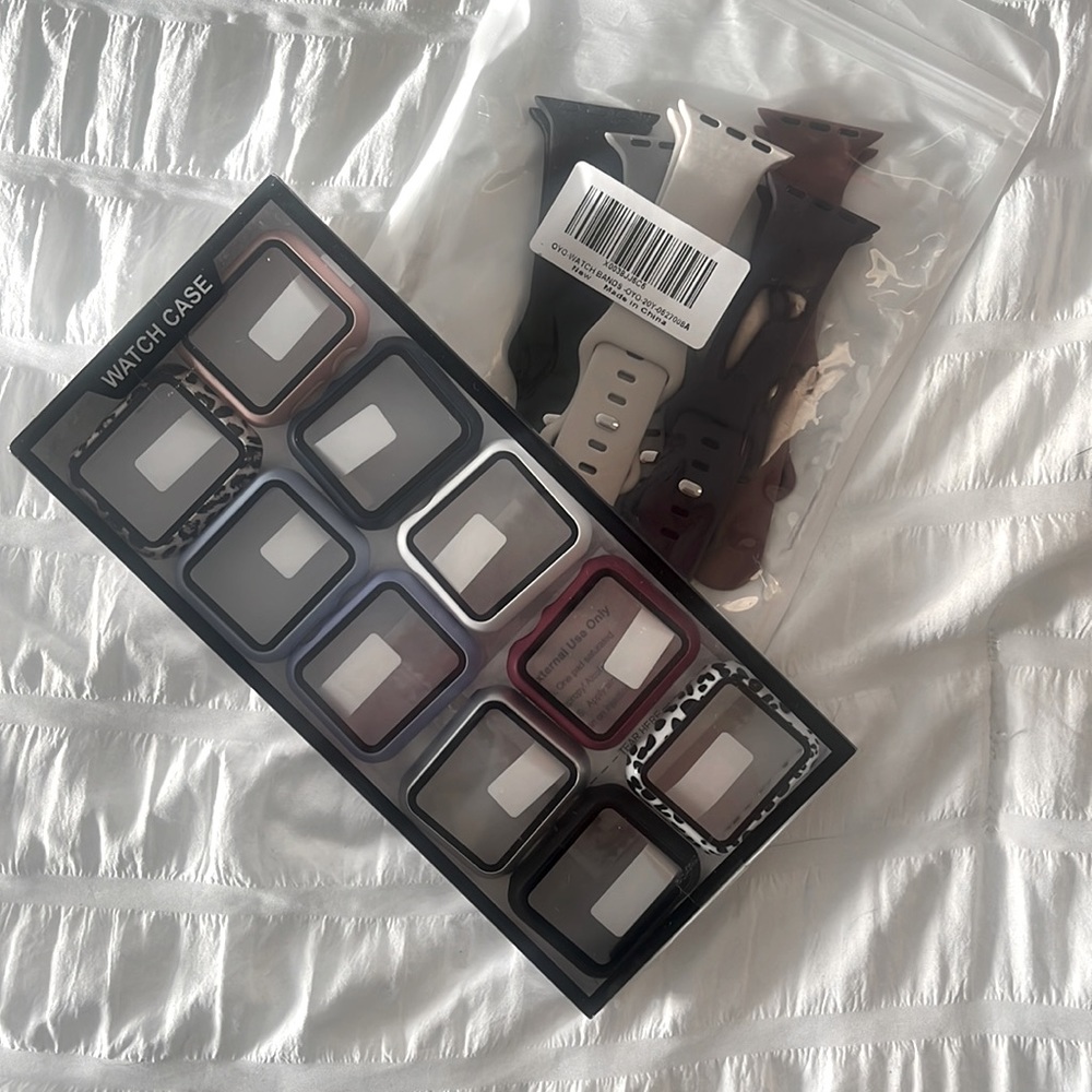 10 pack Case for Apple Watch Series 3/2/1 38 mm, and OYO-WATCH-BANDS